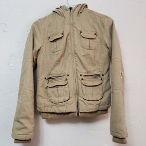 Aeropostale Women Brown Jacket Sz XS